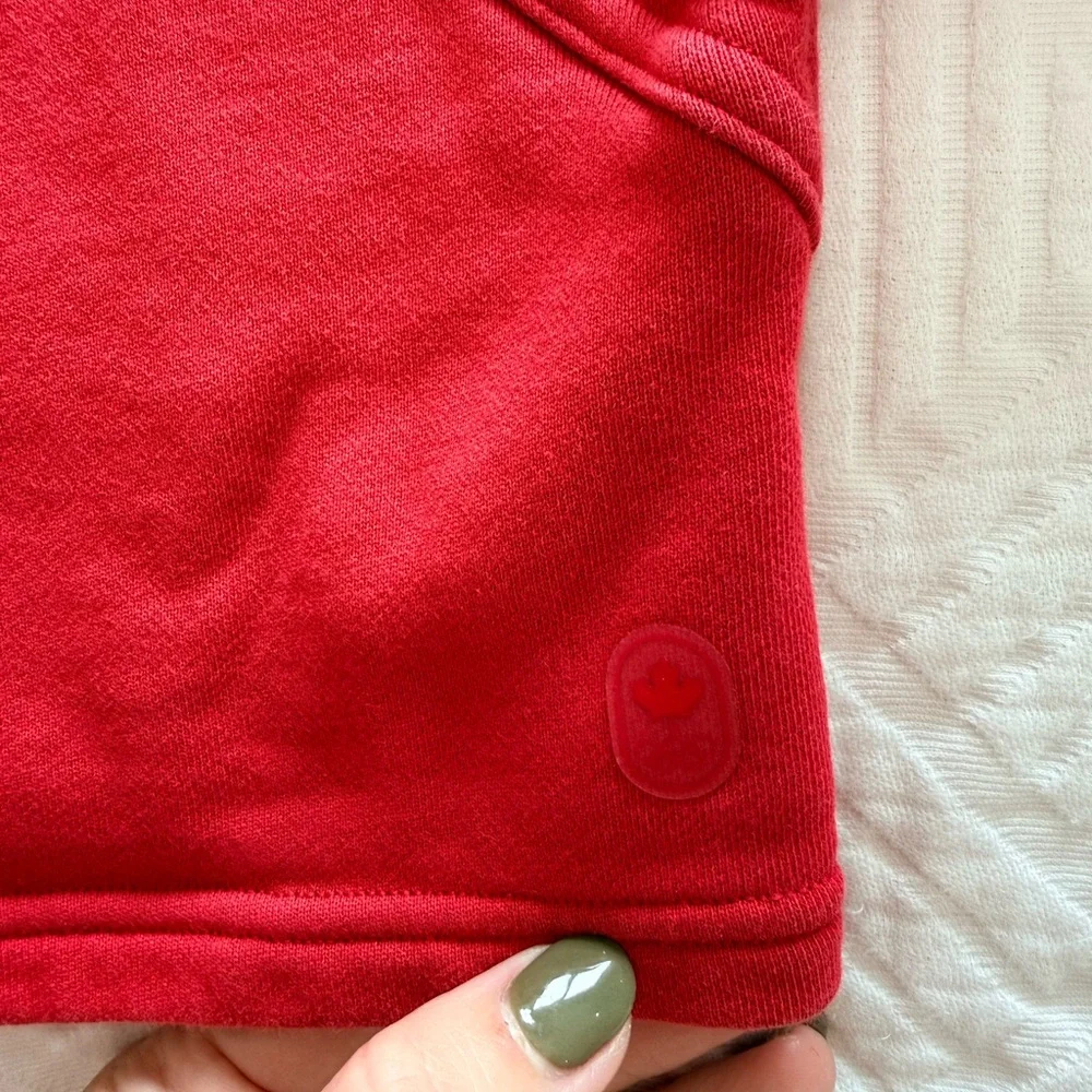 Lululemon Canada Olympics Red Cropped Hoodie